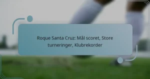 Roque Santa Cruz: Mål scoret, Store turneringer, Klubrekorder